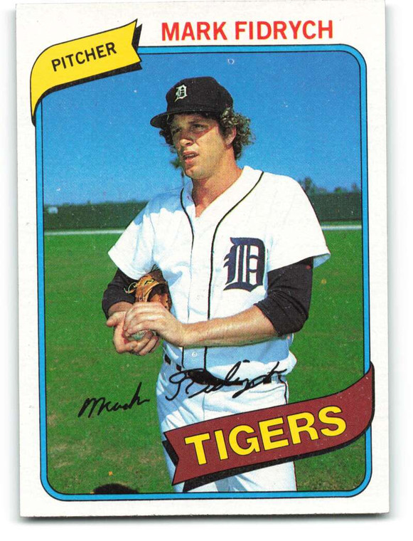 SOLD 17838 1980 Topps #445 Mark Fidrych VG Detroit Tigers 