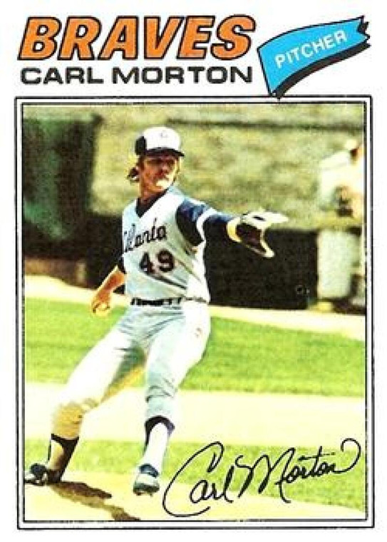 1977 Topps #24 Carl Morton VG Atlanta Braves 