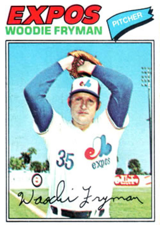 1977 Topps #28 Woodie Fryman VG Montreal Expos 