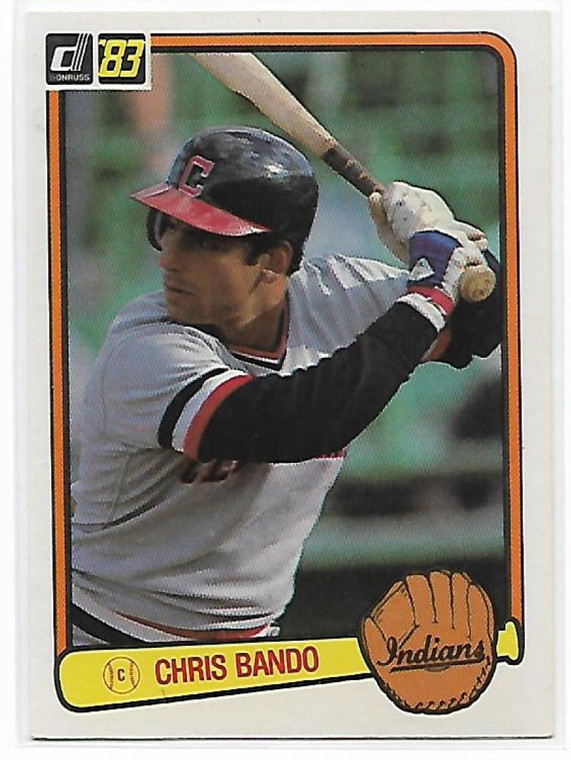 1983 Donruss #33 Chris Bando VG Cleveland Indians 
