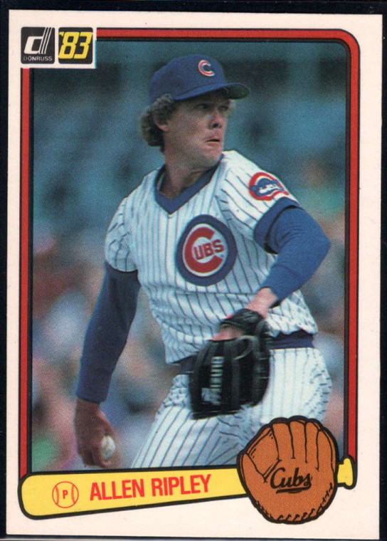 1983 Donruss #57 Allen Ripley VG Chicago Cubs 