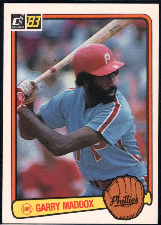 1983 Donruss #63 Garry Maddox VG Philadelphia Phillies 