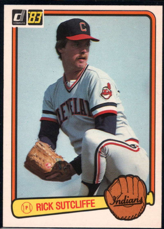 1983 Donruss #72 Rick Sutcliffe VG Cleveland Indians 