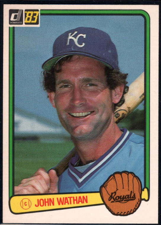 1983 Donruss #86 John Wathan VG Kansas City Royals 