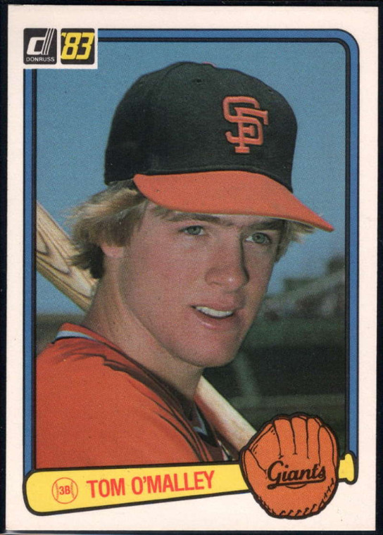 1983 Donruss #96 Tom O'Malley VG RC Rookie San Francisco Giants 