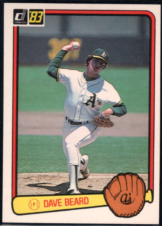 1983 Donruss #113 Dave Beard VG Oakland Athletics 