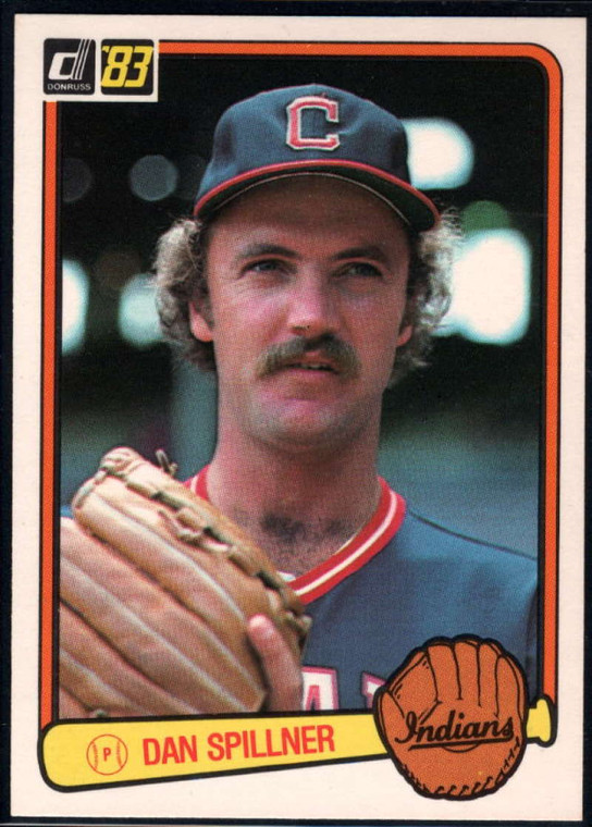 1983 Donruss #137 Dan Spillner UER VG Cleveland Indians 