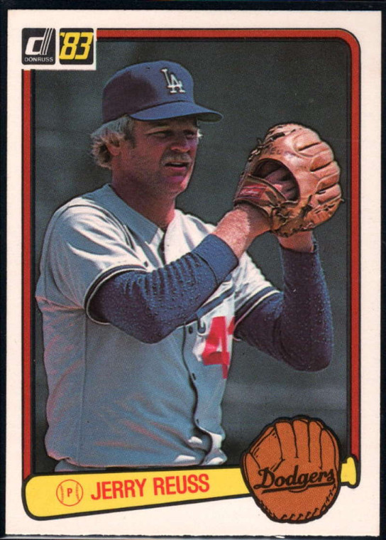 1983 Donruss #158 Jerry Reuss VG Los Angeles Dodgers 