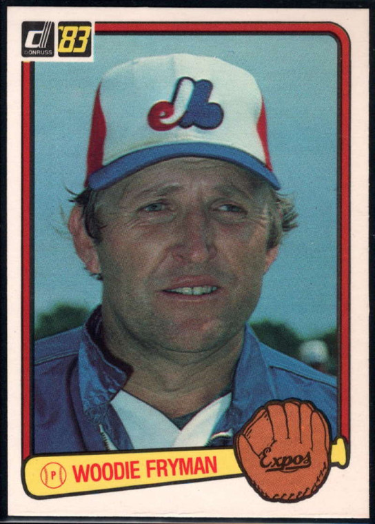 1983 Donruss #162 Woodie Fryman VG Montreal Expos 