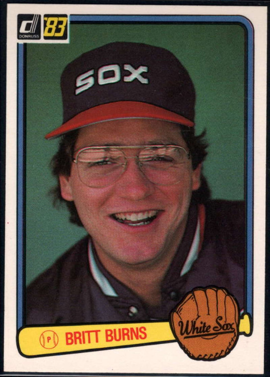 1983 Donruss #193 Britt Burns VG Chicago White Sox 