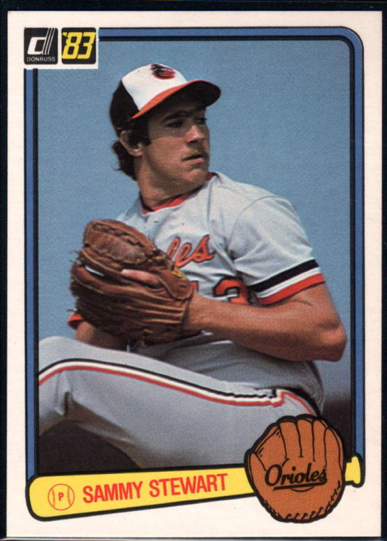 1983 Donruss #203 Sammy Stewart VG Baltimore Orioles 