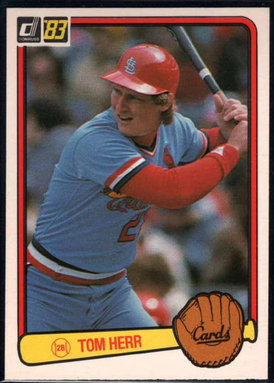 1983 Donruss #217 Tom Herr VG St. Louis Cardinals 