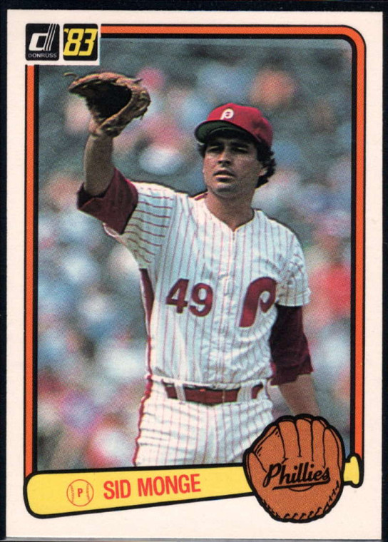 1983 Donruss #245 Sid Monge VG Philadelphia Phillies 