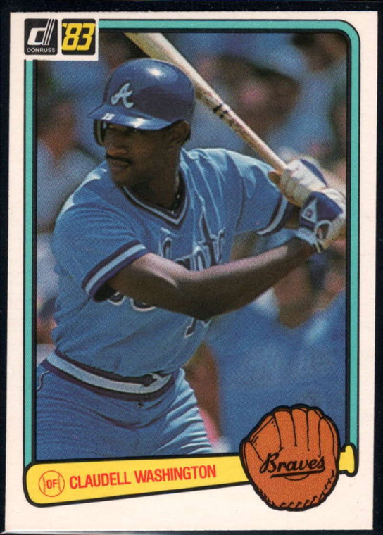 1983 Donruss #249 Claudell Washington VG Atlanta Braves 