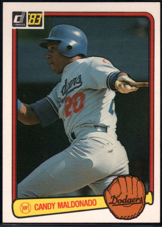 1983 Donruss #262 Candy Maldonado VG RC Rookie Los Angeles Dodgers 