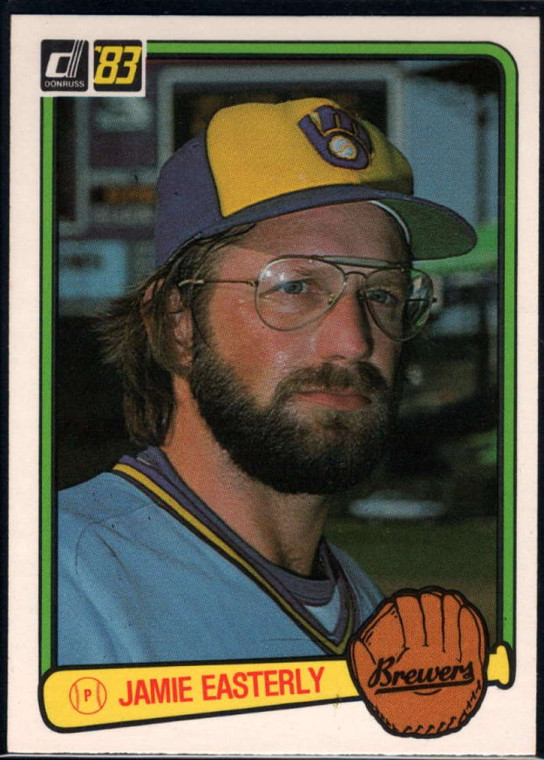 1983 Donruss #280 Jamie Easterly VG Milwaukee Brewers 