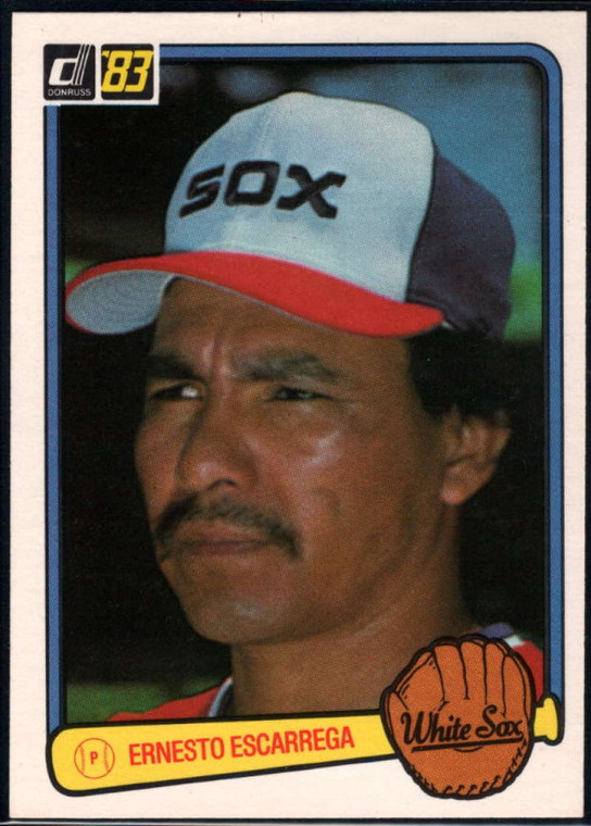 1983 Donruss #291 Ernesto Escarrega VG RC Rookie Chicago White Sox 