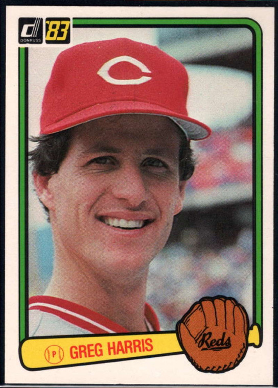 1983 Donruss #295 Greg Harris VG Cincinnati Reds 