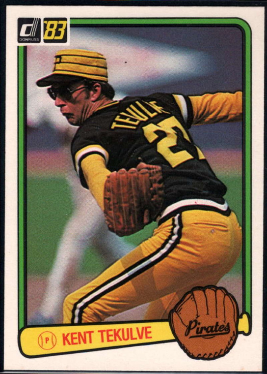 1983 Donruss #297 Kent Tekulve VG Pittsburgh Pirates 