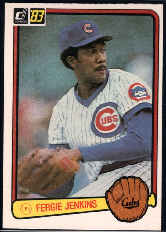 SOLD 19945 1983 Donruss #300 Fergie Jenkins VG Chicago Cubs 