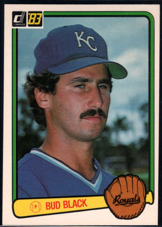 1983 Donruss #322 Bud Black VG RC Rookie Kansas City Royals 