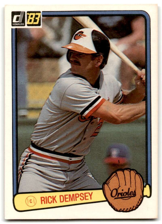 1983 Donruss #329 Rick Dempsey UER VG Baltimore Orioles 