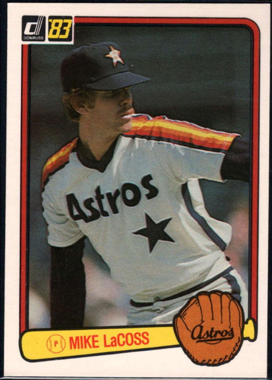 1983 Donruss #344 Mike LaCoss VG Houston Astros 