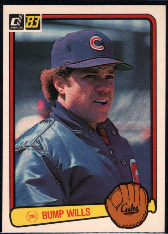 1983 Donruss #351 Bump Wills VG Chicago Cubs 