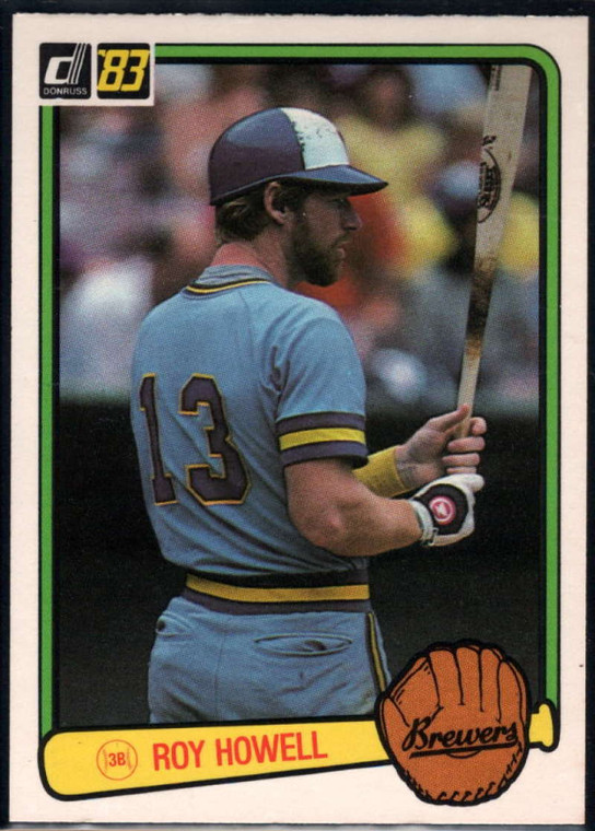 1983 Donruss #358 Roy Howell VG Milwaukee Brewers 