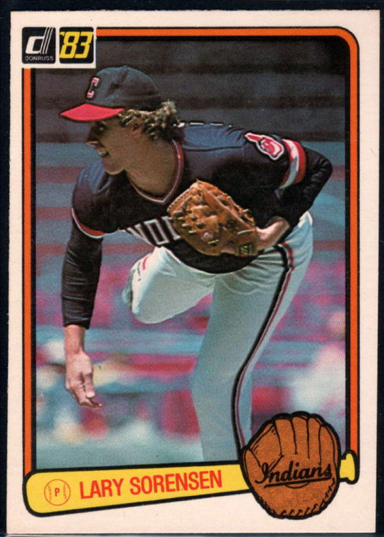 1983 Donruss #363 Lary Sorensen VG Cleveland Indians 