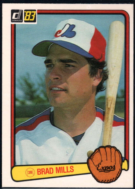 1983 Donruss #366 Brad Mills VG Montreal Expos 