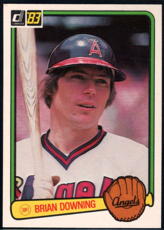 1983 Donruss #367 Brian Downing VG California Angels 