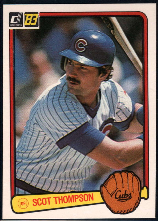 1983 Donruss #378 Scot Thompson VG Chicago Cubs 