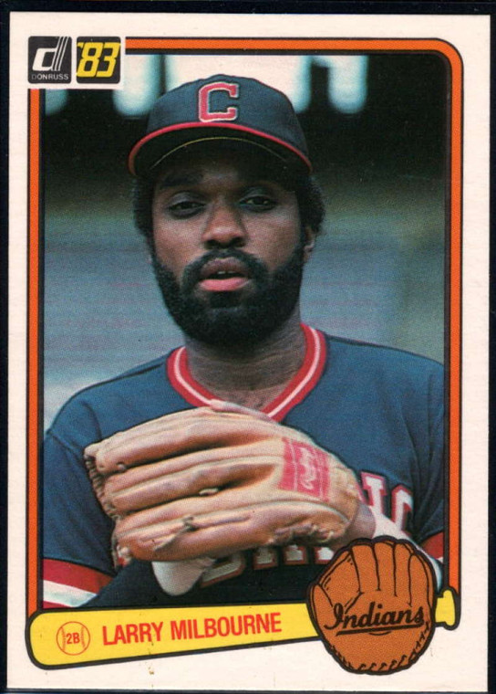 1983 Donruss #411 Larry Milbourne VG Cleveland Indians 