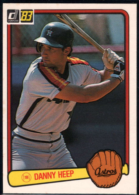 1983 Donruss #443 Danny Heep VG Houston Astros 