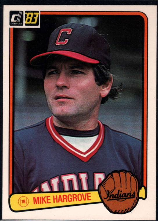 1983 Donruss #450 Mike Hargrove VG Cleveland Indians 