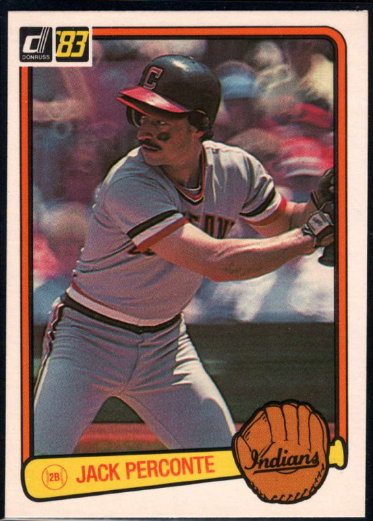 1983 Donruss #463 Jack Perconte VG Cleveland Indians 