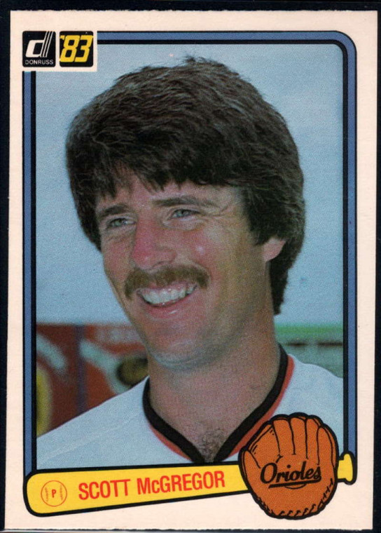 1983 Donruss #483 Scott McGregor VG Baltimore Orioles 