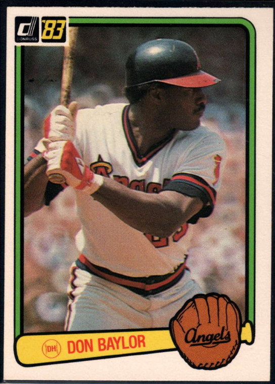 SOLD 20139 1983 Donruss #493 Don Baylor VG California Angels 