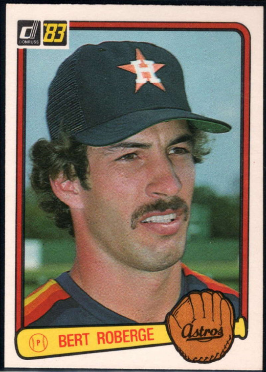 1983 Donruss #496 Bert Roberge VG Houston Astros 