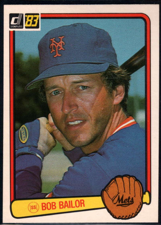 1983 Donruss #506 Bob Bailor VG New York Mets 