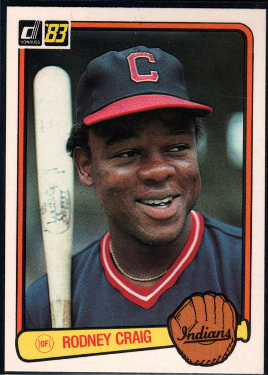 1983 Donruss #515 Rodney Craig VG Cleveland Indians 