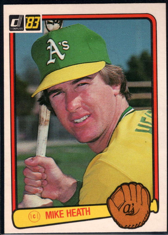 1983 Donruss #517 Mike Heath VG Oakland Athletics 