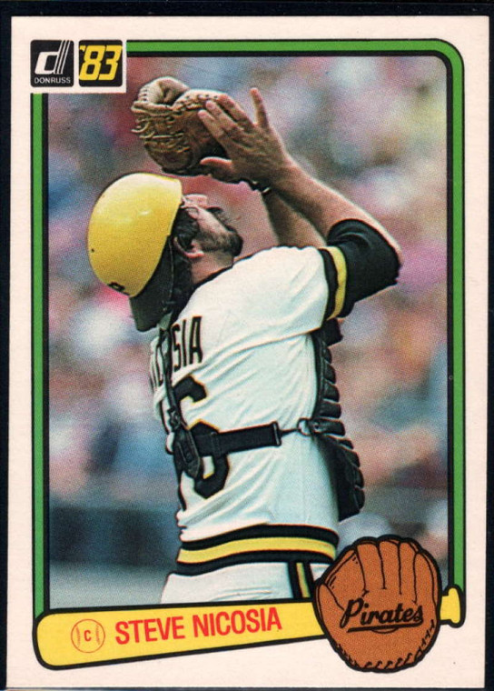 1983 Donruss #528 Steve Nicosia VG Pittsburgh Pirates 