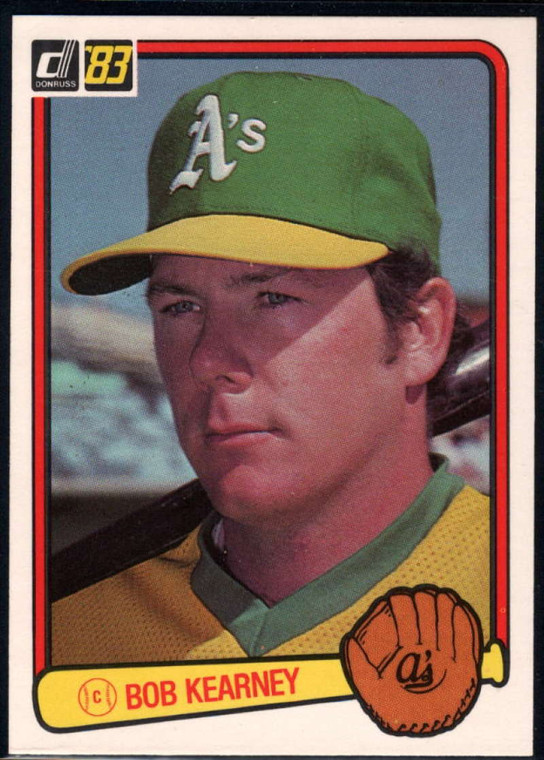 1983 Donruss #539 Bob Kearney VG RC Rookie Oakland Athletics 