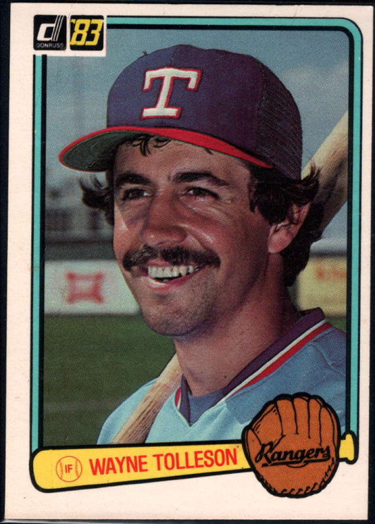 1983 Donruss #573 Wayne Tolleson VG Texas Rangers 