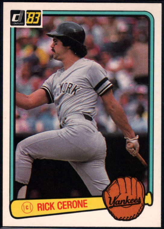 1983 Donruss #577 Rick Cerone VG New York Yankees 