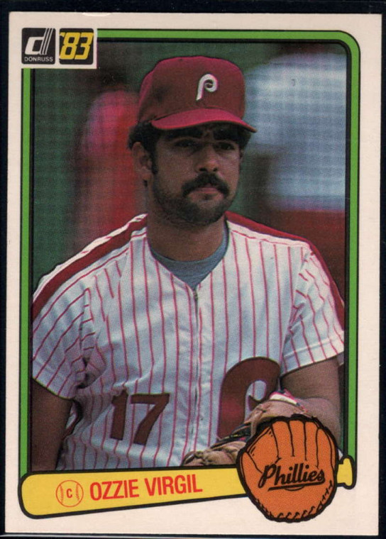1983 Donruss #606a Ozzie Virgil VG Philadelphia Phillies 