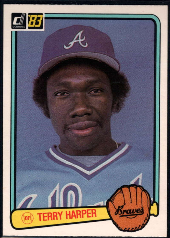 1983 Donruss #607 Terry Harper VG Atlanta Braves 