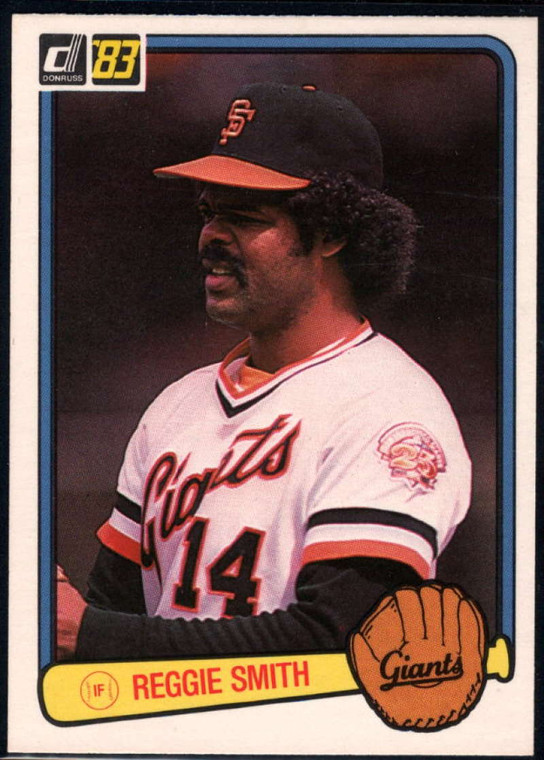 1983 Donruss #611 Reggie Smith VG San Francisco Giants 